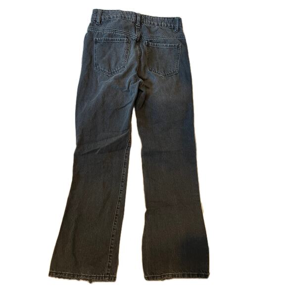 Garage Denim Black Jeans 90s Straight Womans Sz 01 - Picture 2 of 3